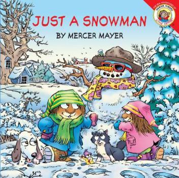 Paperback Just a Snowman [With Stickers] Book