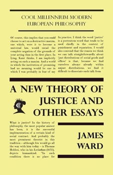Paperback A New Theory of Justice and Other Essays Book