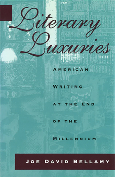Hardcover Literary Luxuries: American Writing at the End of the Millennium Book