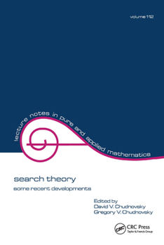 Paperback Search Theory: Some Recent Developments Book