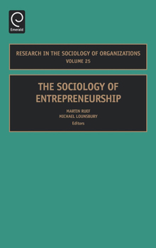 Hardcover The Sociology of Entrepreneurship Book