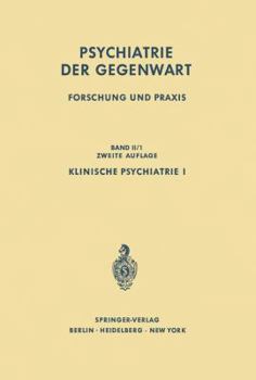 Paperback Klinische Psychiatrie I [German] Book
