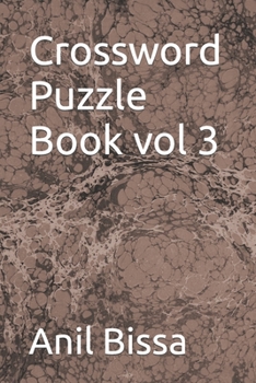 Paperback Crossword Puzzle Book vol 3 Book