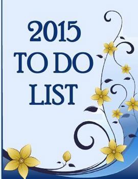 Paperback 2015 To Do List Book