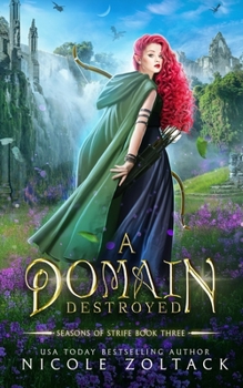 Paperback A Domain Destroyed: A Historical Fantasy Romance Featuring Elves and Vikings Book