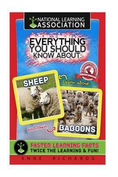 Paperback National learning Association Everything You Should Know About Sheep and Baboons Faster Learning Facts Book