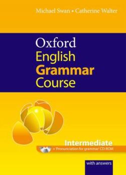 Paperback Oxford English Grammar Course: Intermediate [With CDROM] Book