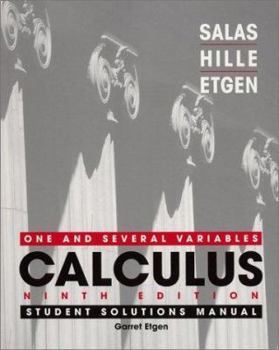 Paperback Student Solutions Manual to Accompany Calculus: One and Several Variables, 9th Edition Book