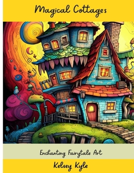 Paperback Magical Cottages: Enchanting Fairytale Art Book