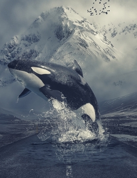 Notebook: killer whale orca animal whales ocean endangered species