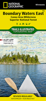 Boundary Waters East [Canoe Area Wilderness, Superior National Forest] (National Geographic Trails Illustrated Map)