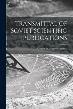 Paperback Transmittal of Soviet Scientific Publications Book