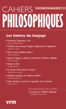 Paperback Les Limites Du Langage [French] Book