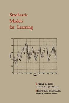 Paperback Stochastic Models for Learning Book