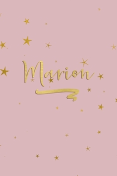 Paperback Marion: Personalized Journal to Write In - Rose Gold Line Journal Book