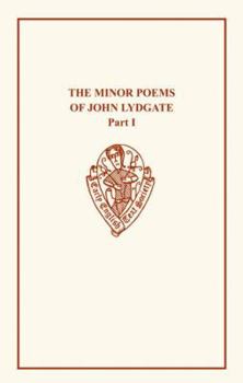 Hardcover John Lydgate the Minor Poems: Vol. I Religious Poems Book