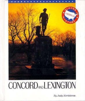 Hardcover Concord and Lexington Book