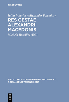 Hardcover Res gestae Alexandri Macedonis [Latin] Book