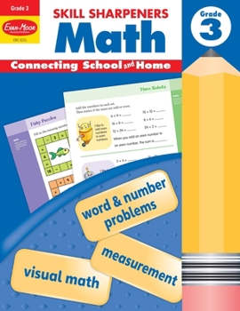 Paperback Skill Sharpeners: Math, Grade 3 Workbook Book