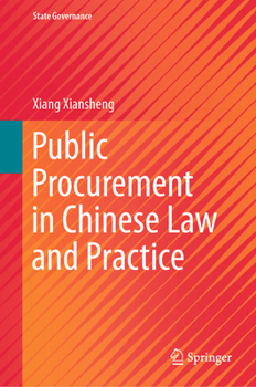 Hardcover Public Procurement in Chinese Law and Practice Book