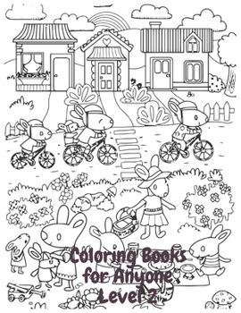 Paperback Coloring book for anyone Level 2 [Large Print] Book