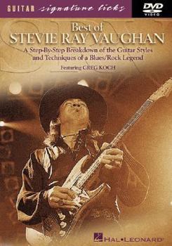 DVD Best of Stevie Ray Vaughan: Signature Licks DVD Book