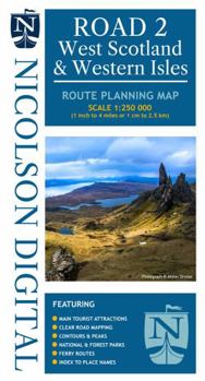 Map Nicolson Road 2, West Scotland & The Western Isles Book