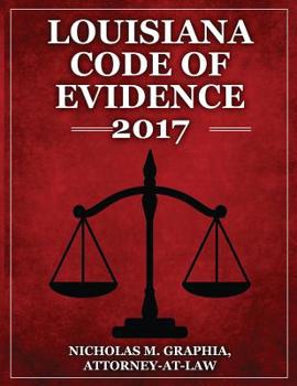 Paperback Louisiana Code of Evidence 2017 Book
