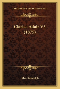 Paperback Clarice Adair V3 (1875) Book