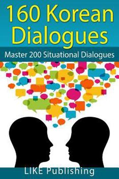 Paperback 160 Korean Dialogues Book