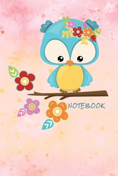 Notebook: Sweet Night Owl - Journal for writing I Composition Book I Blank paper with integrated page numbers l Narrow Ruled I Diary  I 120 Pages I "6x9" I A5 I  Soft Cover