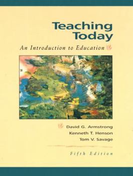 Hardcover Teaching Today: An Introduction to Education Book