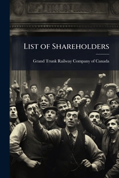 Paperback List of Shareholders Book