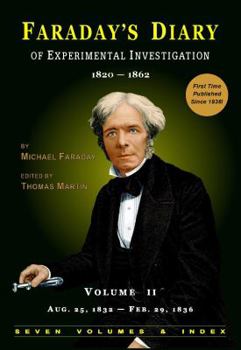 Paperback Faraday's Diary of Experimental Investigation - 2nd edition, Vol. 2 Book