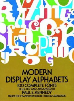 Paperback Modern Display Alphabets Book