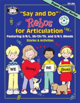 Perfect Paperback Super Duper Publications | Say and Do Rebus for Articulation Stories & Activities: Featuring S/R/L, SH/CH/TH, and S/R/L Blends Stories & Activities | Educational Resource for Children Book