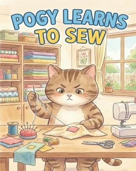 Paperback Pogy Learns To Sew Book