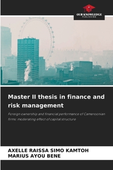 Paperback Master II thesis in finance and risk management Book