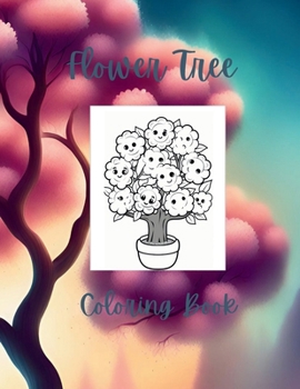 Paperback Flower Tree Coloring Book