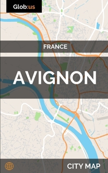 Paperback Avignon, France - City Map Book