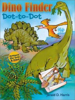 Paperback Dino Finder Dot-To-Dot Book