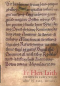 Paperback Yr Hen Iaith: Studies in Early Welsh Book