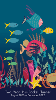 Calendar 2021 Fish Two-Year-Plus Pocket Planner Book