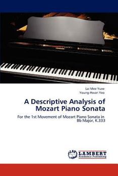 A Descriptive Analysis of Mozart Piano Sonata: For the 1st Movement of Mozart Piano Sonata in Bb Major, K.333