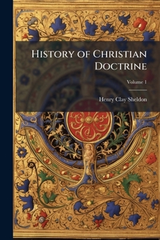 Paperback History of Christian Doctrine; Volume 1 Book