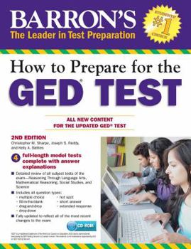 Paperback How to Prepare for the GED Test , 2nd Edition [With CDROM] Book