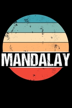 Paperback Mandalay: 100 Pages 6 'x 9' - Dot Graph Paper Journal Manuscript - Planner - Scratchbook - Diary Book