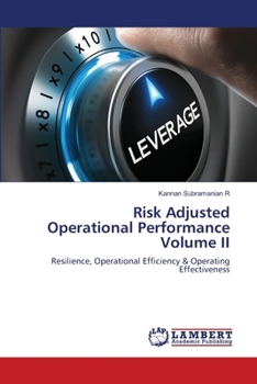 Paperback Risk Adjusted Operational Performance Volume II Book
