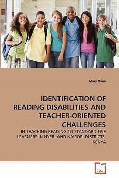 Paperback Identification of Reading Disabilities and Teacher-Oriented Challenges Book