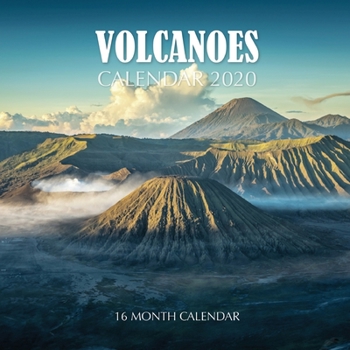 Paperback Volcanoes Calendar 2020: 16 Month Calendar Book